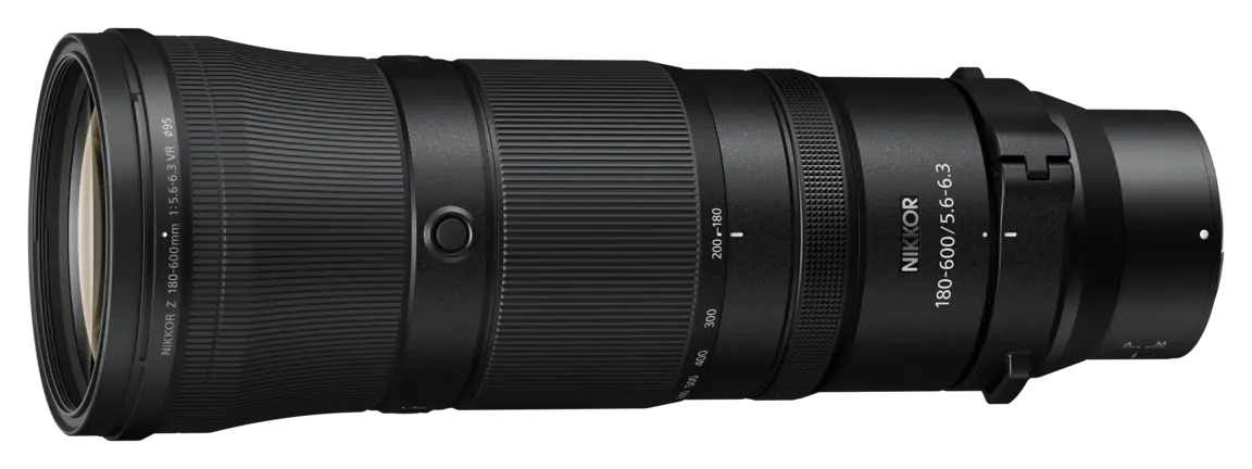 NIKKOR Z 180-600mm f/5.6-6.3 VR Super-Tele Zoom Lens | Nikon